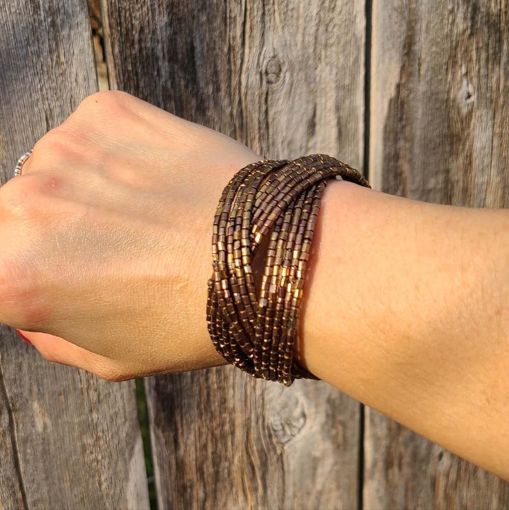 Copper jewelry set bracelet &necklace